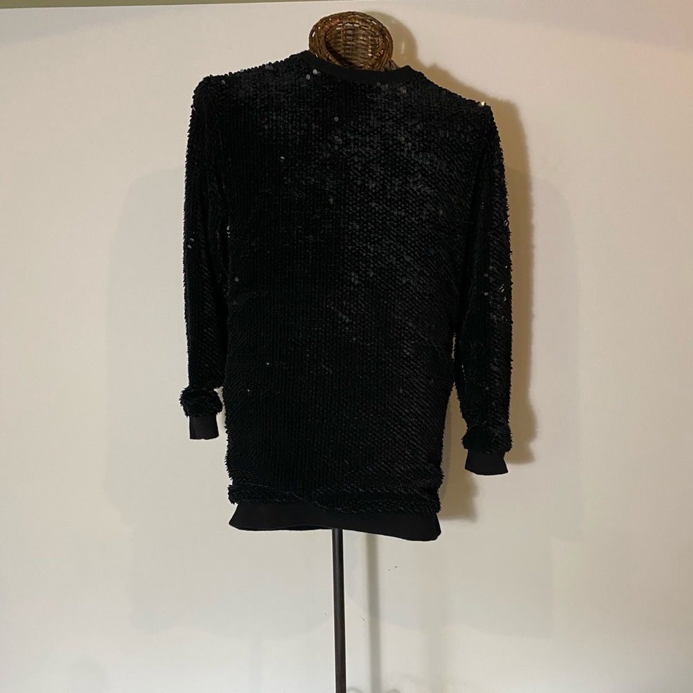 Kendall + Kylie Black Sequins Dress